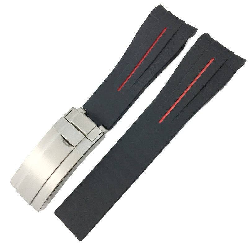 Sports Watch Silicone Rubber Strap - Comfortabel, duurzaam en sportief ontwerp voor iedere pols