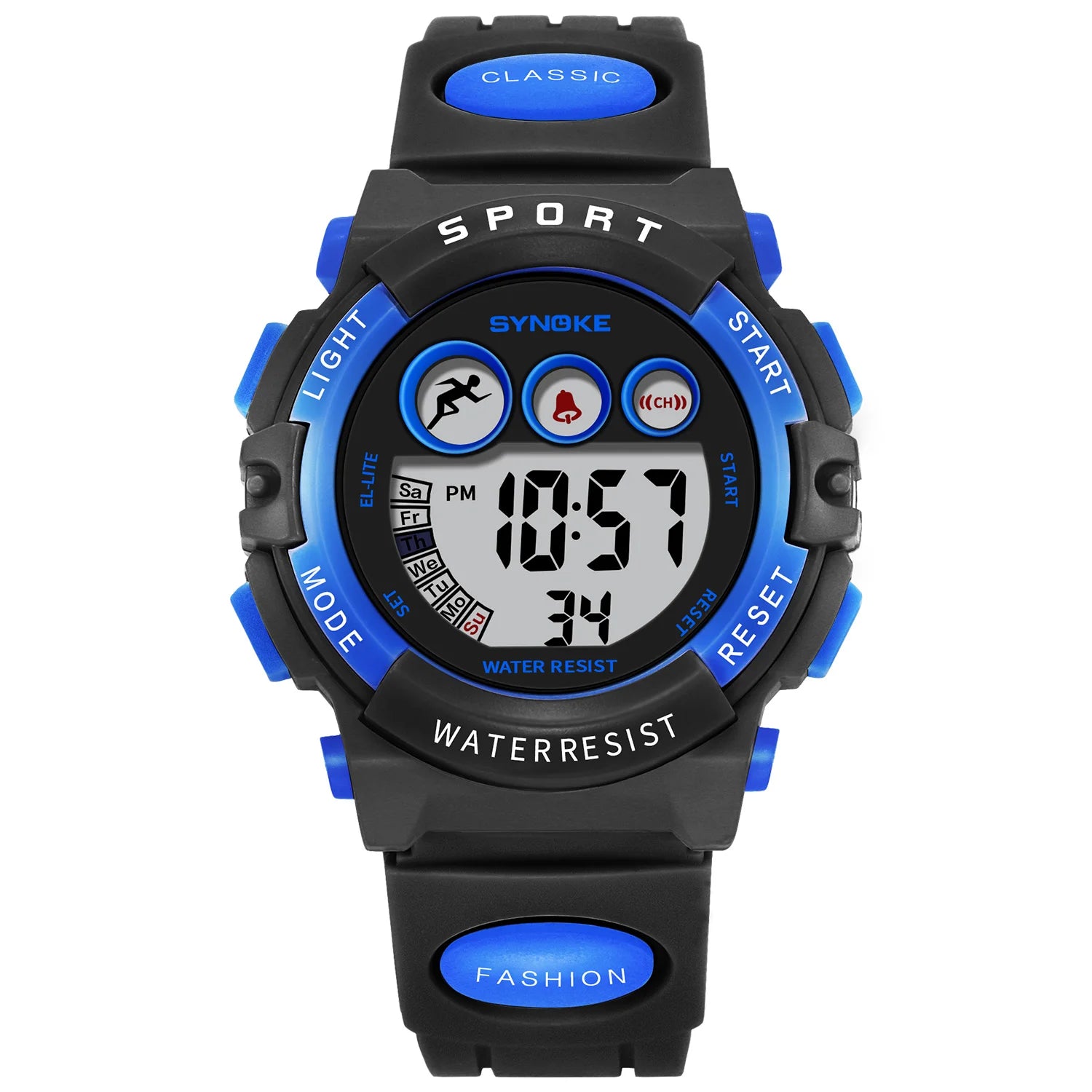 Kids LED Sporthorloge met Rubber Band en Multifunctioneel Display