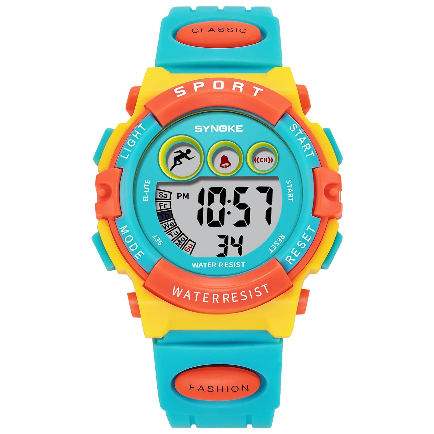 Kids LED Sporthorloge met Rubber Band en Multifunctioneel Display