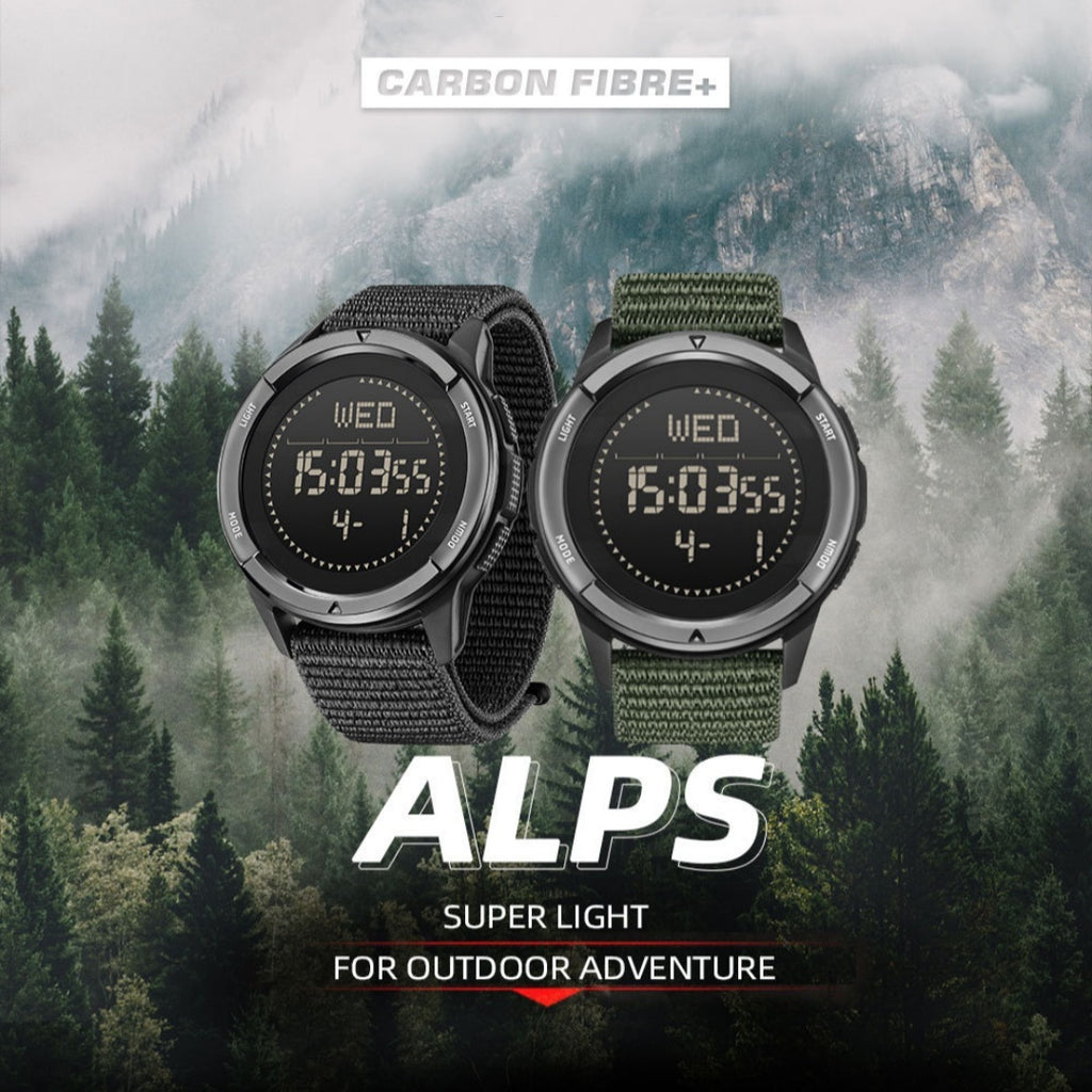 Tactische Smartwatch voor Avonturiers: Kompas, Stappenteller en Waterdicht